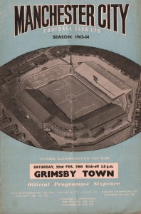 Manchester City v Grimsby 1963/64