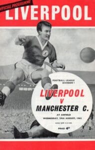 Liverpool v Manchester City 1962/63