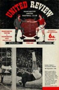 Manchester United v Manchester City 1962/63