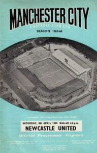 Manchester City v Newcastle United 1963/64