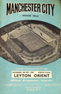 Manchester City v Leyton Orient 1962/63