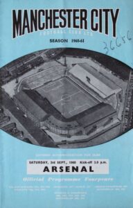 Manchester City v Arsenal 1960/61