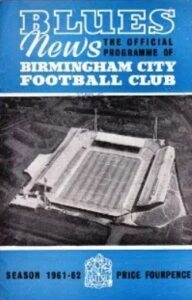 Birmingham City v Manchester City 1961/62