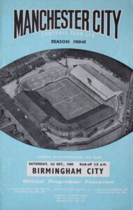 Manchester City v Birmingham City 1960/61
