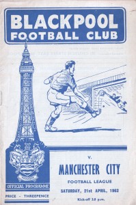 Blackpool v Manchester City 1961/62