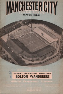 Manchester City v Bolton Wanderers 1962/63