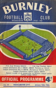 Burnley v Manchester City 1961/62