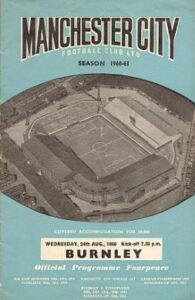 Manchester City v Burnley 1960/61