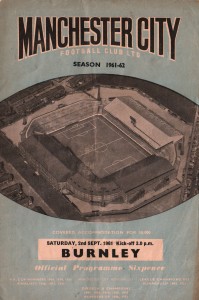 Manchester City v Burnley 1961/62