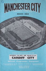 Manchester City v Cardiff City 1960/61
