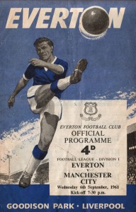 Everton v Manchester City 1961/62