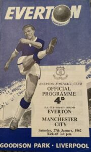 Everton v Manchester City FA Cup 4th Round 1961/62