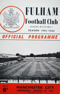 Fulham v Manchester City 1961/62