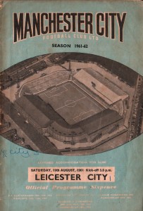 Manchester City v Leicester City 1961/62