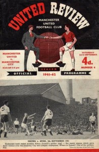 Manchester United v Manchester City 1961/62