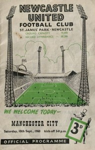 Newcastle United v Manchester City 1960/61