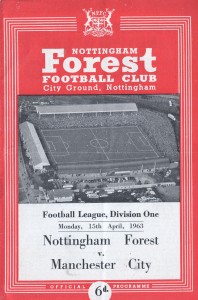 Nottingham Forest v Manchester City 1962/63