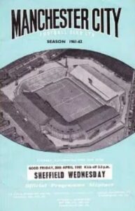 Manchester City v Sheffield Wednesday 1961/62