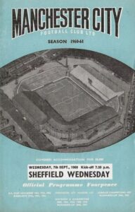 Manchester City v Sheffield Wednesday 1960/61