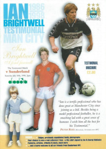 Manchester City v Sunderland Ian Brightwell's Testimonial 1998/99