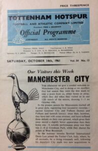 Tottenham Hotspur v Manchester City 1961/62