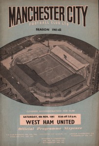 Manchester City v West Ham United 1961/62