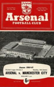 Arsenal v Manchester City 1960/61