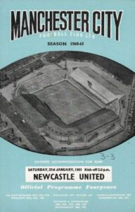 Manchester City v Newcastle United 1960/61