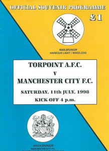 Torpoint Athletic v Manchester City 1998/99