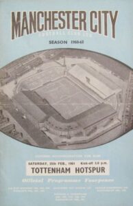 Manchester City v Tottenham Hotspur 1960/61