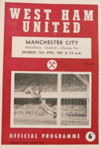 West Ham United v Manchester City 1960/61