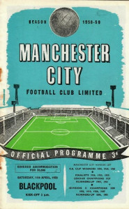 Manchester City v Blackpool 1958/59