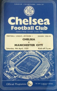 Chelsea v Manchester City 1958/59