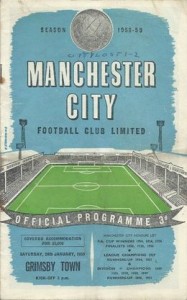 Manchester City v Grimsby FA Cup 3rd Round Replay 1958/59