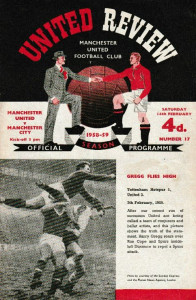 Manchester United v Manchester City 1958/59