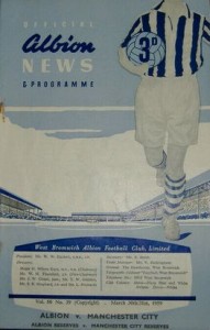 West Bromwich Albion v Manchester City 1958/59