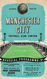 Manchester City v West Bromwich Albion 1958/59