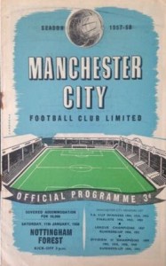 Manchester City v Nottingham Forest 1957/58