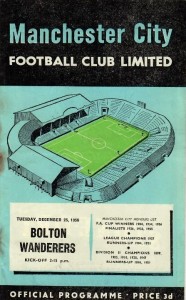 Manchester City v Bolton Wanderers 1956/57