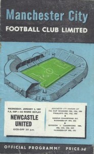 Manchester City v Newcastle 1956/57