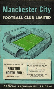 Manchester City v Preston 1956/57