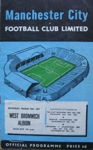 Manchester City v West Bromwich Albion 1956/57