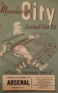 Manchester City v Arsenal 1954/55