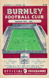 Burnley v Manchester City 1954/55
