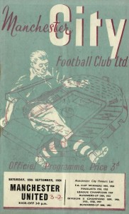 Manchester City v Manchester United 1954/55