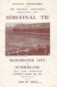 Manchester City v Sunderland FA Cup Semi-Final 1954/55