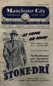 Manchester City v Newcastle United 1953/54