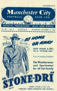 Manchester City v Preston North End 1953/54