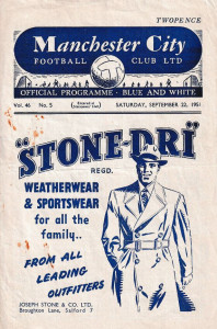 Manchester City v Arsenal 1951/52