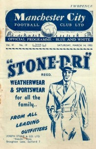 Manchester City v Aston Villa 1952/53